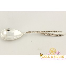 Серебряная Ложка 925 проба. Кофейная ложка 080025